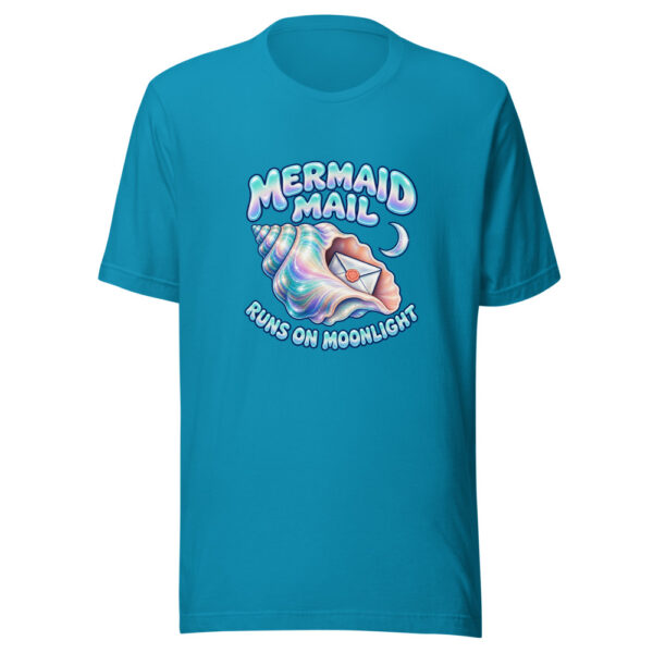 Mermaid Mail Runs On Moonlight Mermaid-moonlight-mail Graphic Tee mockup 2 Mermaid Mail Runs On Moonlight Mermaid-moonlight-mail Graphic Tee mockup 2