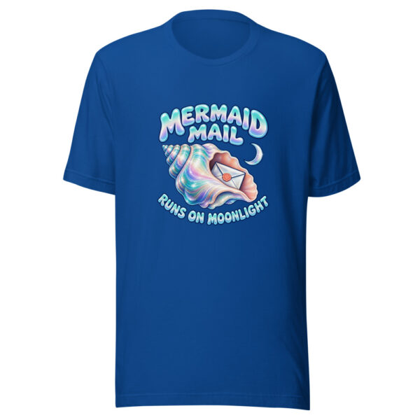 Mermaid Mail Runs On Moonlight Mermaid-moonlight-mail Graphic Tee mockup 3 Mermaid Mail Runs On Moonlight Mermaid-moonlight-mail Graphic Tee mockup 3