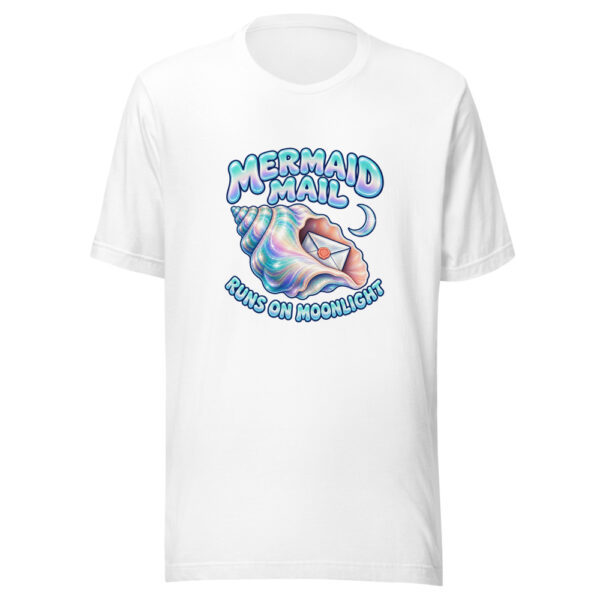 Mermaid Mail Runs On Moonlight Mermaid-moonlight-mail Graphic Tee mockup 5 Mermaid Mail Runs On Moonlight Mermaid-moonlight-mail Graphic Tee mockup 5