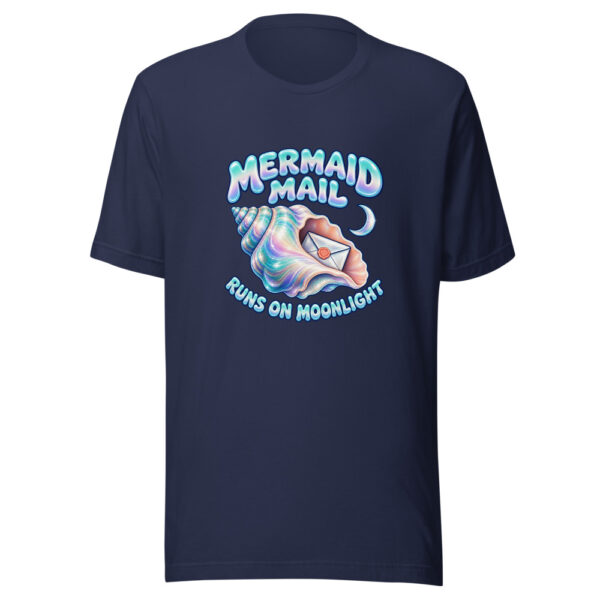 Mermaid Mail Runs On Moonlight Mermaid-moonlight-mail Graphic Tee mockup 6 Mermaid Mail Runs On Moonlight Mermaid-moonlight-mail Graphic Tee mockup 6