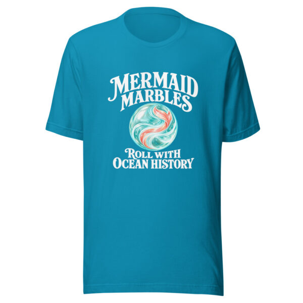 Mermaid Marbles Roll With Ocean History Graphic Tee mockup 2 Mermaid Marbles Roll With Ocean History Graphic Tee mockup 2