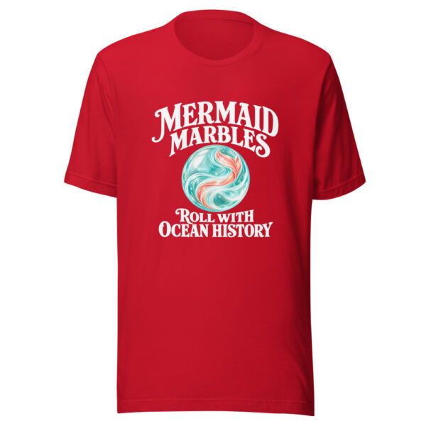 Mermaid Marbles Roll With Ocean History Graphic Tee mockup 4 Mermaid Marbles Roll With Ocean History Graphic Tee mockup 4