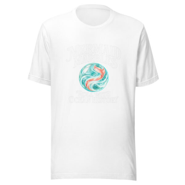 Mermaid Marbles Roll With Ocean History Graphic Tee mockup 6 Mermaid Marbles Roll With Ocean History Graphic Tee mockup 6