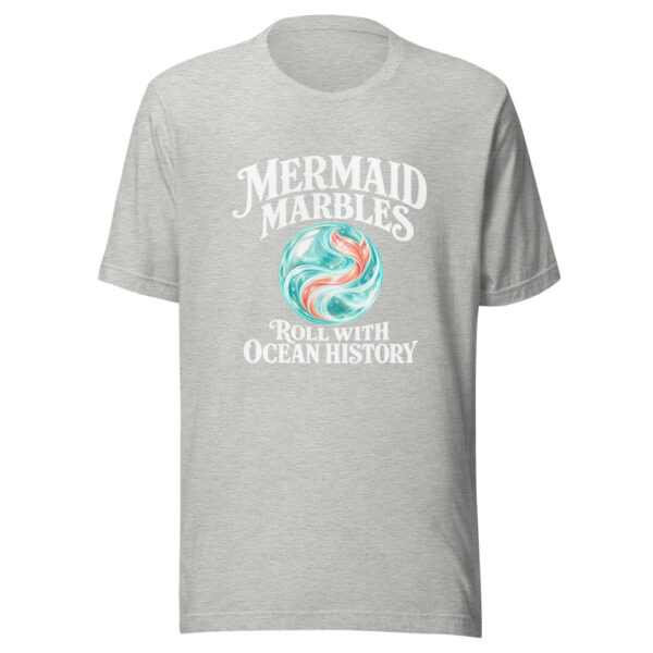 Mermaid Marbles Roll With Ocean History Graphic Tee mockup 8 Mermaid Marbles Roll With Ocean History Graphic Tee mockup 8