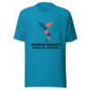 Mermaid Mosaics Begin At Low Tide Graphic Tee front view