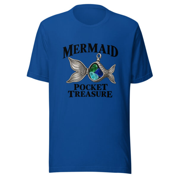 Mermaid Pocket Treasure Graphic Tee mockup 3