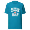 Mermaid Savings Come In Shells Graphic Tee mockup 1 Mermaid Savings Come In Shells Graphic Tee front view