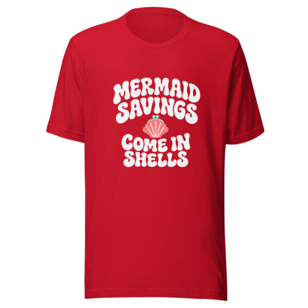 Mermaid Savings Come In Shells Graphic Tee mockup 8 Mermaid Savings Come In Shells Graphic Tee mockup 8