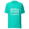 Mermaid Tailoring Includes Spare Buttons Graphic Tee mockup 2 Mermaid Tailoring Includes Spare Buttons Graphic Tee mockup 2