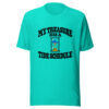 My Treasure Has A Tide Schedule Graphic Tee mockup 1 My Treasure Has A Tide Schedule Graphic Tee front view