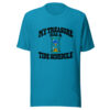 My Treasure Has A Tide Schedule Graphic Tee mockup 2 My Treasure Has A Tide Schedule Graphic Tee mockup 2