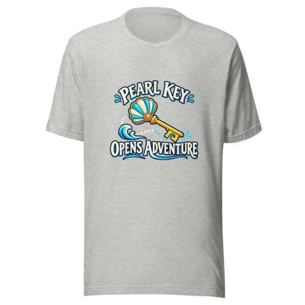 Pearl Key Opens Adventure Shell-key-quest Graphic Tee mockup 7 Pearl Key Opens Adventure Shell-key-quest Graphic Tee mockup 7