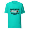 Pirate Archives Accept Saltwater Damage Graphic Tee mockup 2