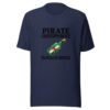 Pirate Correspondence Travels By Bottle Graphic Tee mockup 6 Pirate Correspondence Travels By Bottle Graphic Tee mockup 6