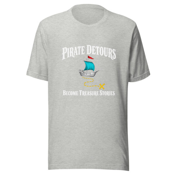 Pirate Detours Become Treasure Stories Graphic Tee mockup 8 Pirate Detours Become Treasure Stories Graphic Tee mockup 8