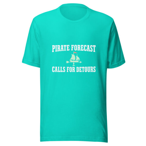 Pirate Forecast Calls For Detours Graphic Tee mockup 3 Pirate Forecast Calls For Detours Graphic Tee mockup 3