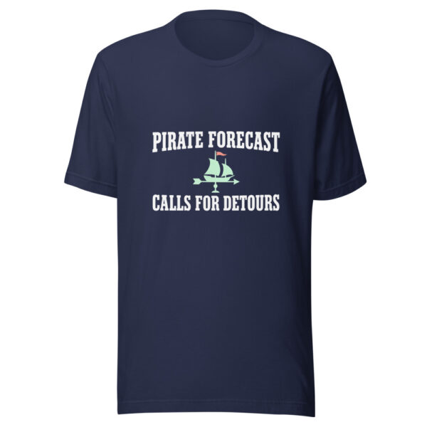 Pirate Forecast Calls For Detours Graphic Tee mockup 6 Pirate Forecast Calls For Detours Graphic Tee mockup 6