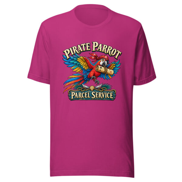 Pirate Parrot Parcel Service Family-adventure Graphic Tee mockup 2