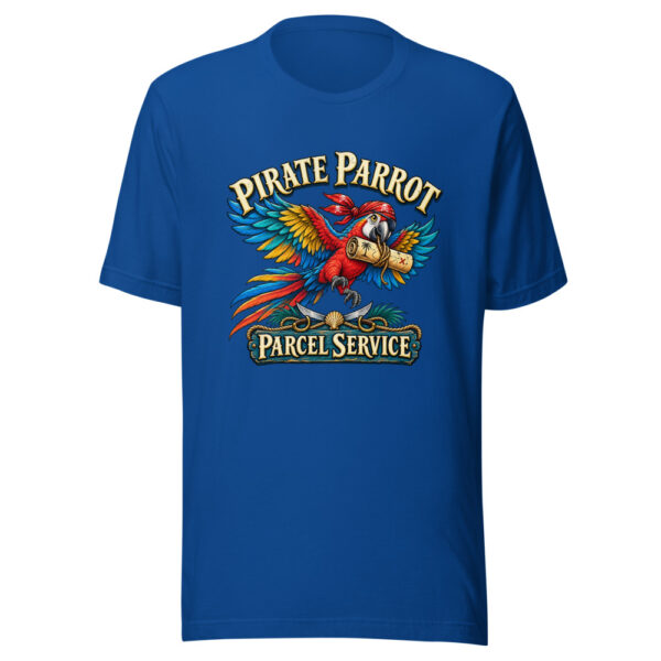 Pirate Parrot Parcel Service Family-adventure Graphic Tee mockup 3