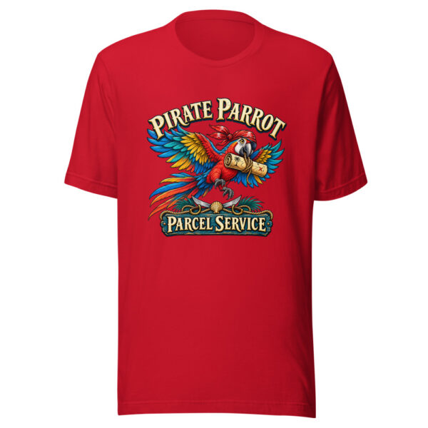 Pirate Parrot Parcel Service Family-adventure Graphic Tee mockup 4