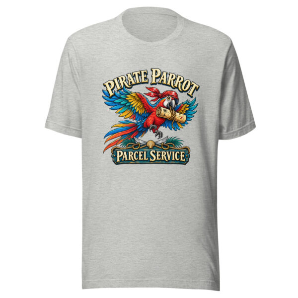 Pirate Parrot Parcel Service Family-adventure Graphic Tee mockup 8