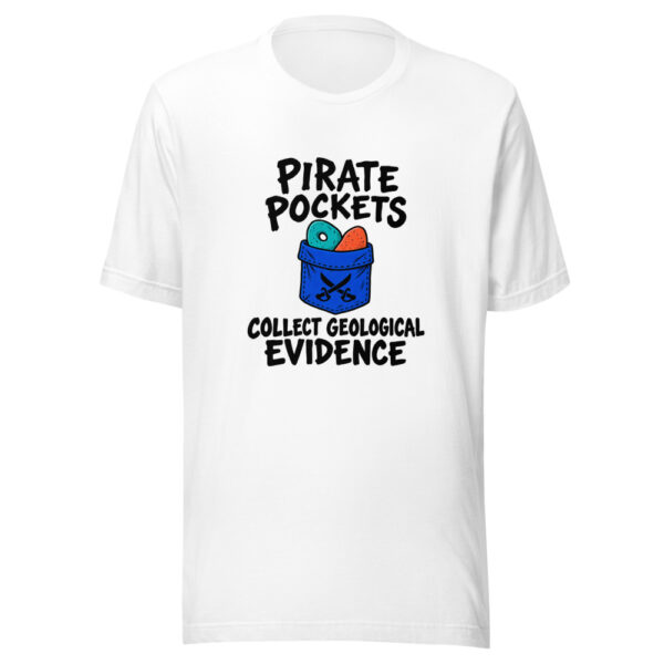 Pirate Pockets Collect Geological Evidence Graphic Tee mockup 5 Pirate Pockets Collect Geological Evidence Graphic Tee mockup 5