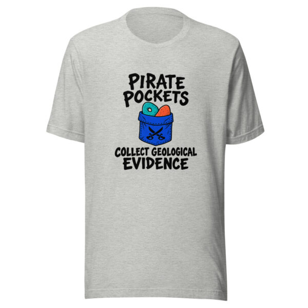 Pirate Pockets Collect Geological Evidence Graphic Tee mockup 7 Pirate Pockets Collect Geological Evidence Graphic Tee mockup 7