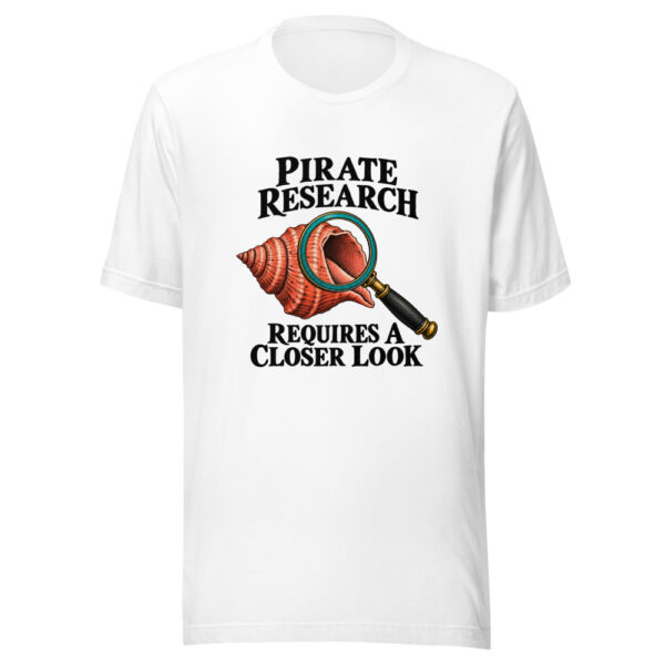 Pirate Research Requires A Closer Look Graphic Tee mockup 5 Pirate Research Requires A Closer Look Graphic Tee mockup 5