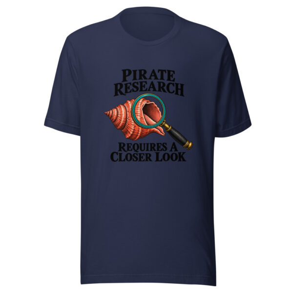 Pirate Research Requires A Closer Look Graphic Tee mockup 6 Pirate Research Requires A Closer Look Graphic Tee mockup 6