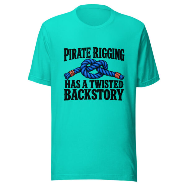 Pirate Rigging Has A Twisted Backstory Graphic Tee mockup 3 Pirate Rigging Has A Twisted Backstory Graphic Tee mockup 3