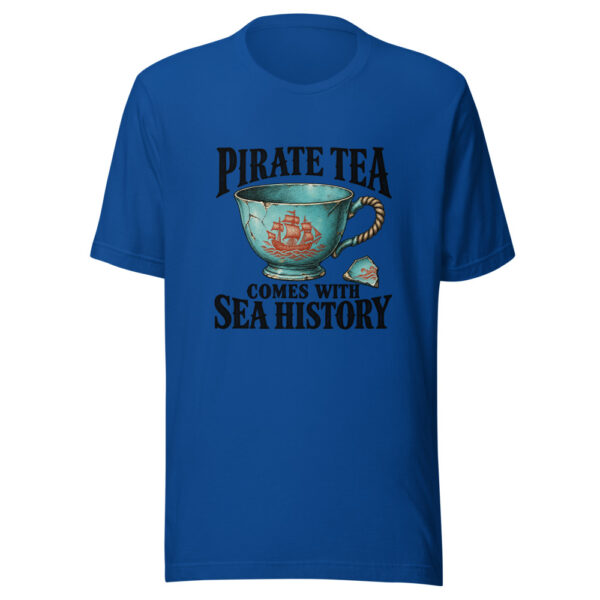 Pirate Tea Comes With Sea History Graphic Tee mockup 3 Pirate Tea Comes With Sea History Graphic Tee mockup 3