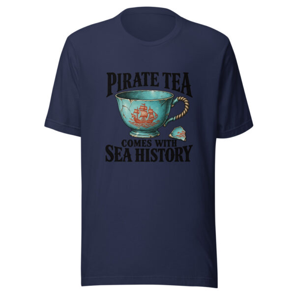 Pirate Tea Comes With Sea History Graphic Tee mockup 6 Pirate Tea Comes With Sea History Graphic Tee mockup 6