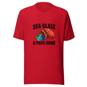 Sea Glass Is Pirate Change Graphic Tee mockup 1 Sea Glass Is Pirate Change Graphic Tee front view