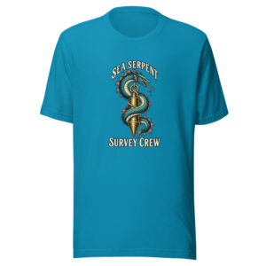 Sea Serpent Survey Crew Sea-serpent-survey Graphic Tee mockup 1 Sea Serpent Survey Crew Sea-serpent-survey Graphic Tee front view
