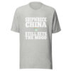 Shipwreck China Still Sets The Mood Graphic Tee mockup 7 Shipwreck China Still Sets The Mood Graphic Tee mockup 7