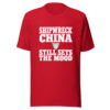 Shipwreck China Still Sets The Mood Graphic Tee mockup 8 Shipwreck China Still Sets The Mood Graphic Tee mockup 8