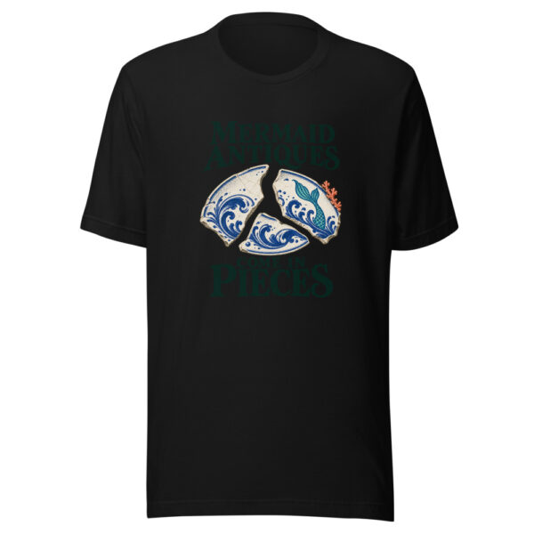 Mermaid Antiques Come In Pieces Graphic Tee mockup 4 Mermaid Antiques Come In Pieces Graphic Tee mockup 4