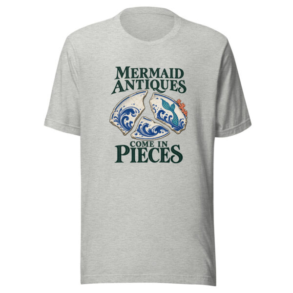 Mermaid Antiques Come In Pieces Graphic Tee mockup 7 Mermaid Antiques Come In Pieces Graphic Tee mockup 7