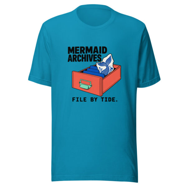 Mermaid Archives File By Tide Graphic Tee mockup 2