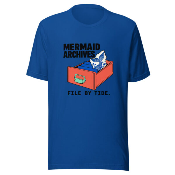 Mermaid Archives File By Tide Graphic Tee mockup 3