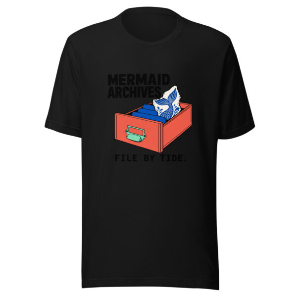 Mermaid Archives File By Tide Graphic Tee mockup 4