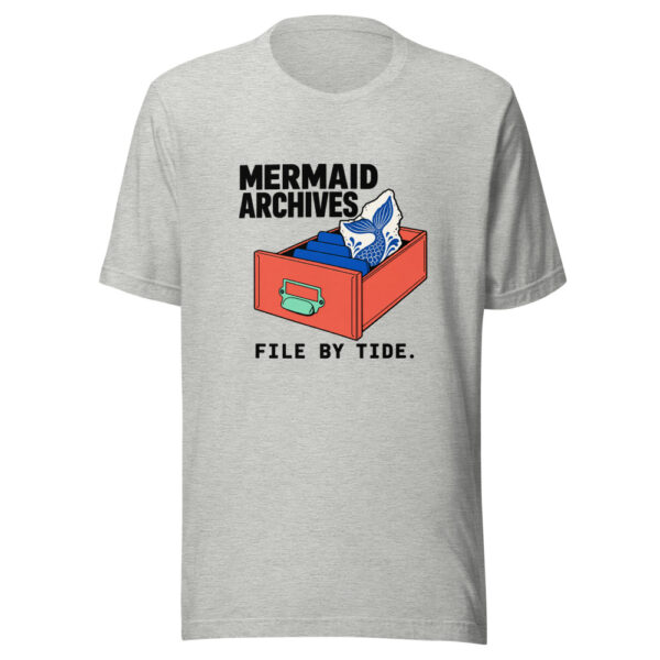 Mermaid Archives File By Tide Graphic Tee mockup 7