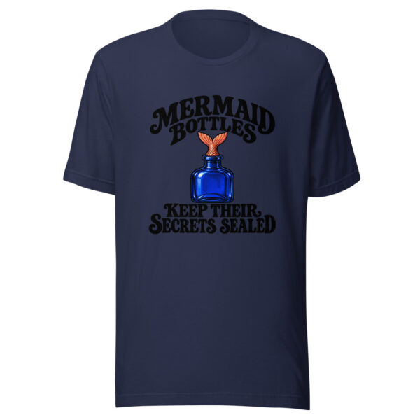 Mermaid Bottles Keep Their Secrets Sealed Graphic Tee mockup 6 Mermaid Bottles Keep Their Secrets Sealed Graphic Tee mockup 6