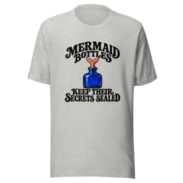 Mermaid Bottles Keep Their Secrets Sealed Graphic Tee mockup 7 Mermaid Bottles Keep Their Secrets Sealed Graphic Tee mockup 7