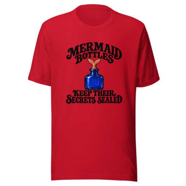Mermaid Bottles Keep Their Secrets Sealed Graphic Tee mockup 8 Mermaid Bottles Keep Their Secrets Sealed Graphic Tee mockup 8