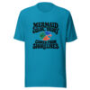 Mermaid Color Theory Comes From Shorelines Graphic Tee mockup 1 Mermaid Color Theory Comes From Shorelines Graphic Tee front view