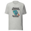 Mermaid Detectives Read Between The Shards Graphic Tee mockup 7 Mermaid Detectives Read Between The Shards Graphic Tee mockup 7