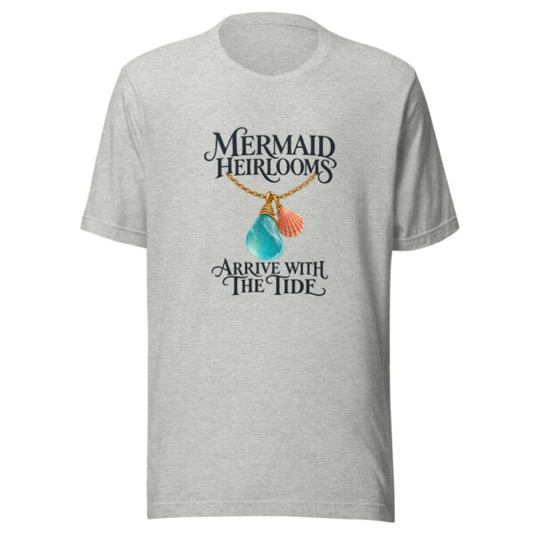 Mermaid Heirlooms Arrive With The Tide Graphic Tee mockup 7