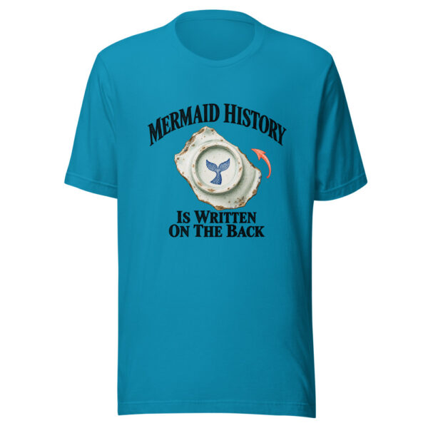Mermaid History Is Written On The Back Graphic Tee mockup 2 Mermaid History Is Written On The Back Graphic Tee mockup 2