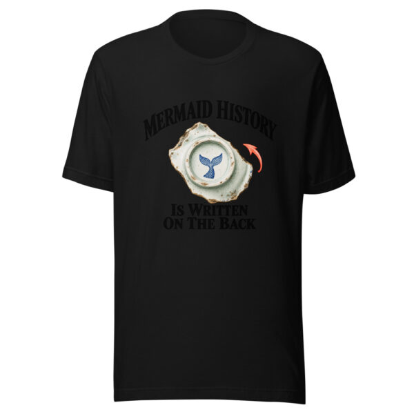 Mermaid History Is Written On The Back Graphic Tee mockup 4 Mermaid History Is Written On The Back Graphic Tee mockup 4